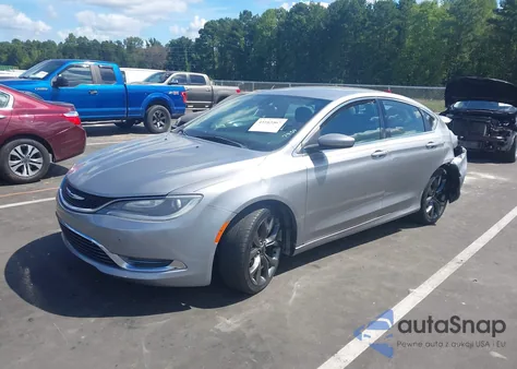2016 Chrysler 200 Limited from USA, damaged, VIN 1C3CCCAB2GN155723
